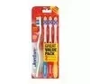 Jordan Total Clean 4-Pack szczoteczki do zębów Soft