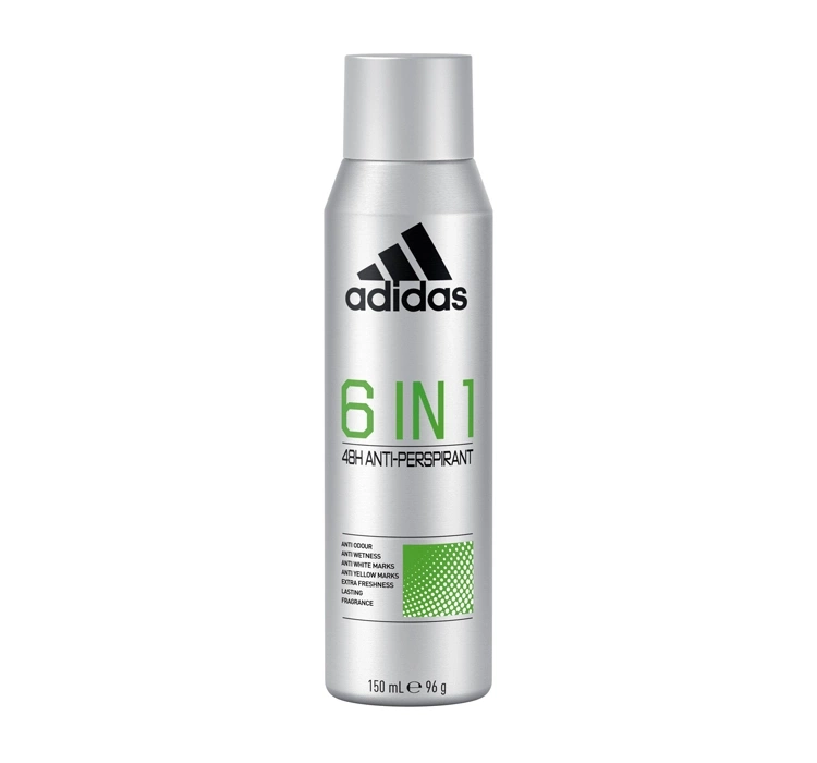 adidas 6 in 1 antyperspirant w sprayu 150 ml    