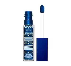 NYX Professional Makeup Glow Shots błyszczący cień do powiek 21 Blueberry Bank 7,5 ml