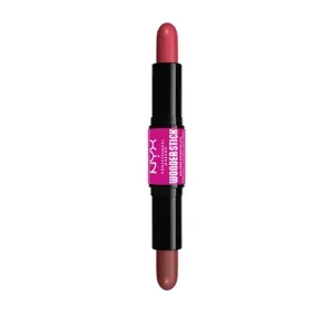 NYX Professional Makeup Wonder Stick dwustronny róż do policzków 03 Coral + Deep Peach 2x4g