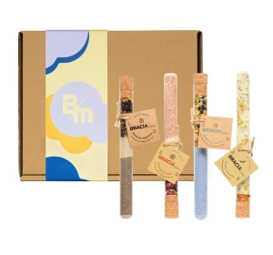 Bracia Mydlarze zestaw prezentowy szoty do kąpieli 4 x 70 ml