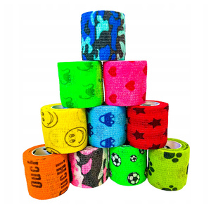 Rea Tape Cohesive zestaw elastycznych bandaży kohezyjnych samoprzylepnych 5 cm Mix 10 sztuk
