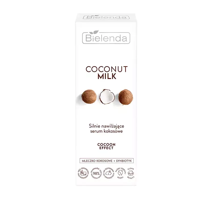 Bielenda Coconut Milk silnie nawilżające serum kokosowe 30ml
