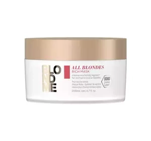 Schwarzkopf Blondme All Blondes Rich maska do włosów blond 200ml