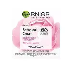 Garnier Botanical krem nawilżający z wodą różaną 50 ml