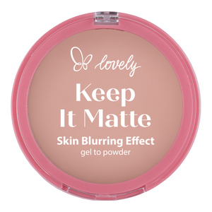 Lovely Keep It Matte Skin Blurring Effect transparentny puder matujący w formie żelu 6 g