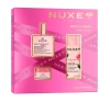 Nuxe Pink Fever zestaw prezentowy olejek do ciała 50 ml + woda micelarna 100 ml + balsam do ust 15 ml