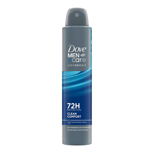 Dove Men+Care Advanced Clean Comfort antyperspirant w sprayu 250 ml