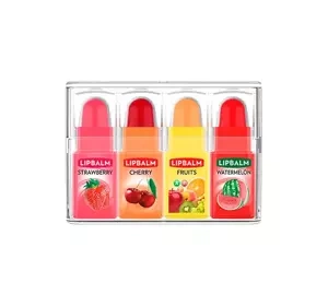 Golden Rose Lip Balm zestaw mini balsamów do ust 4 x 1 g