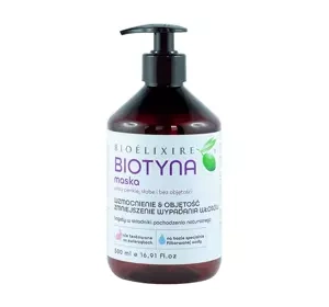 Bioelixire Biotyna maska wzmacniająca do włosów cienkich, słabych i bez objętości 500 ml