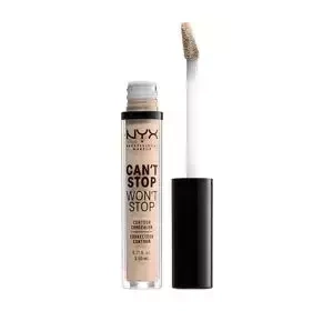 NYX Professional Makeup Can't Stop Won't Stop korektor 02 Alabaster 3,5 ml