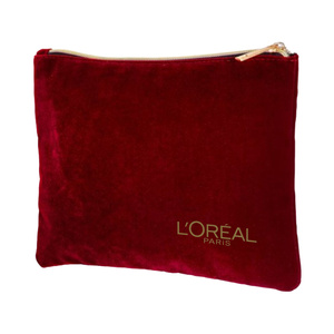 L'Oreal Paris kosmetyczka zapinana na zamek Burgundowa