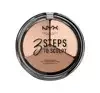 NYX Professional Makeup 3 Steps to Sculpt paleta do konturowania 01 Fair 15 g