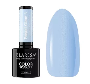 Claresa hybrydowy lakier do paznokci Pastel Glam 5 5 g