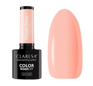 Claresa hybrydowy lakier do paznokci Pastel Glam 1 5 g