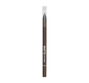 Gosh Matte Eye Liner wodoodporna matowa kredka do oczu 014 Chocolate Brown 1,2 g
