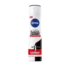 NIVEA Black&White Max Protection antyperspirant w sprayu dla kobiet 150 ml