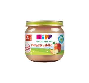 HIPP Bio deserek w słoiczku dla dzieci po 4 miesiącu Pierwsze Jabłko 80 g