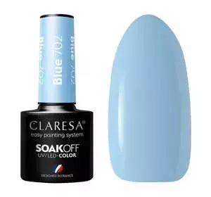 Claresa hybrydowy lakier do paznokci Blue 702 5 g