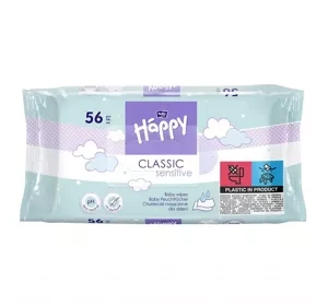 Bella Baby Happy Classic Sensitive chusteczki nasączone dla dzieci 56 sztuk