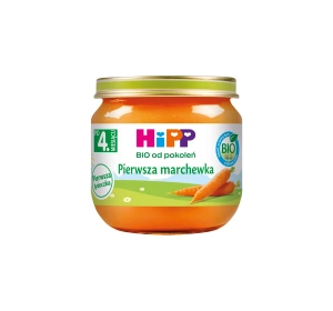 HIPP Bio danie w słoiczku dla dzieci po 4 miesiącu Pierwsza Marchewka 80 g