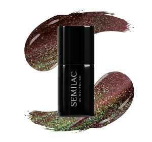 Semilac Galaxy Flash lakier hybrydowy 824 Digital Red 7 ml