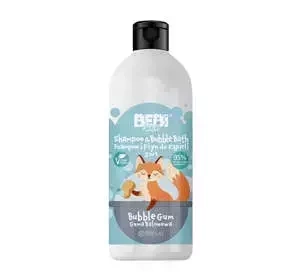 Barwa Bebi Kids szampon i płyn do kąpieli 2w1 Guma Balonowa 500 ml