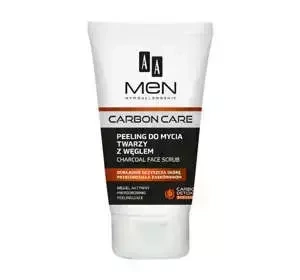 AA Men Carbon Care peeling do mycia twarzy z węglem 150 ml
