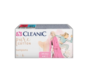 Cleanic Pure Cotton tampony Mini 16 sztuk