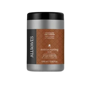 Allwaves odbudowująca maska do włosów cienkich 1000 ml