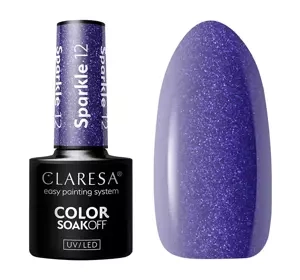 Claresa hybrydowy lakier do paznokci Sparkle 12 5 g