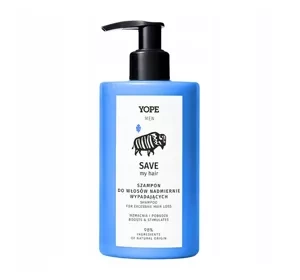 Yope Men Save My Hair wzmacniający szampon do włosów nadmiernie wypadających 300ml