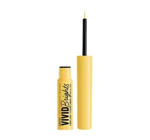 NYX Professional Makeup Vivid Brights eyeliner w płynie 03 Had Me at Yellow 2 ml