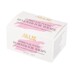 Folia do usuwania lakieru hybrydowego 100 sztuk