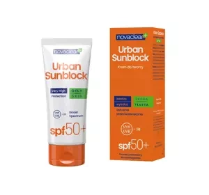 Novaclear Urban Sunblock ochronny krem do twarzy SPF50+ dla skóry tłustej 40 ml