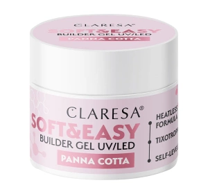 Claresa Soft & Easy żel budujący Panna Cotta 90 g
