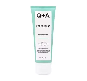 Q+A Oczyszczający żel do mycia twarzy z miętą pieprzową 125ml