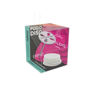 Staleks Pro Pododisc wydłużony dysk do pedicure + zestaw wymiennych nakładek M/20 mm 180 grit 5 sztuk