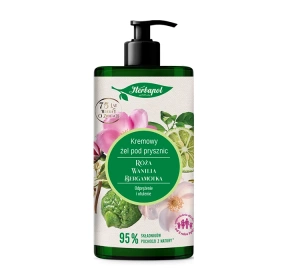 Herbapol kremowy żel pod prysznic Róża Wanilia Bergamotka 740 ml