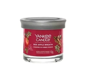Yankee Candle Signature Tumbler mała świeca zapachowa Red Apple Wreath 122 g