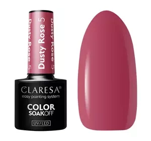 Claresa hybrydowy lakier do paznokci Dusty Rose 5 5 g