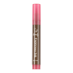 Lovely Espresso Ink Lip Liner trwała konturówka do ust w formie markera 04 1,2 g