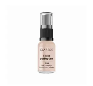 Claresa Liquid Perfection podkład do twarzy 2w1 103 Cool Medium 18g