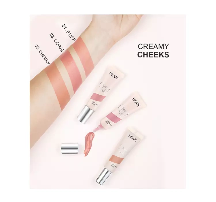 Hean Creamy Cheeks róż do policzków w kremie 21 Puff 10ml