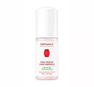 Cell Fusion C Final Rescue Syrup Ampoule serum łagodzące podrażnienia do skóry tłustej i problematycznej 30 ml
