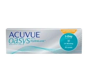 ACUVUE® OASYS 1-Day for ASTIGMATISM soczewki kontaktowe 30 sztuk / 8.5 / -1.00 / -0.75 / 180