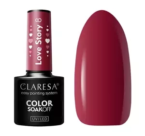 Claresa hybrydowy lakier do paznokci Love Story 8 5 g