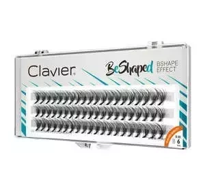 Clavier Beshaped kępki sztucznych rzęs 6 mm skręt B