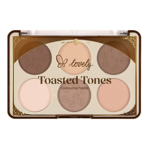 Lovely Toasted Tones Contourring Palette wielofunkcyjna paleta do konturowania twarzy 10 g