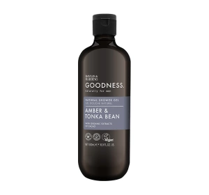 Baylis & Harding Goodness Men's Amber & Tonka Bean żel pod prysznic dla mężczyzn 500 ml